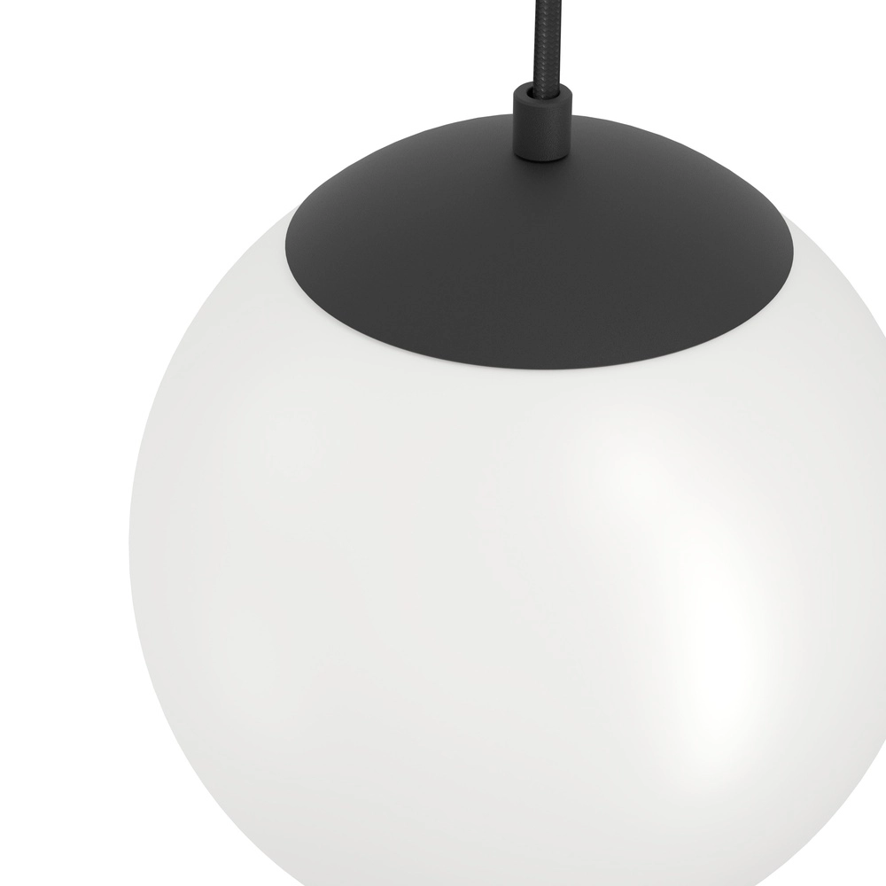 Flexibele pendel Rondo 3 witte bol met schakelaar Eglo 9008606282791