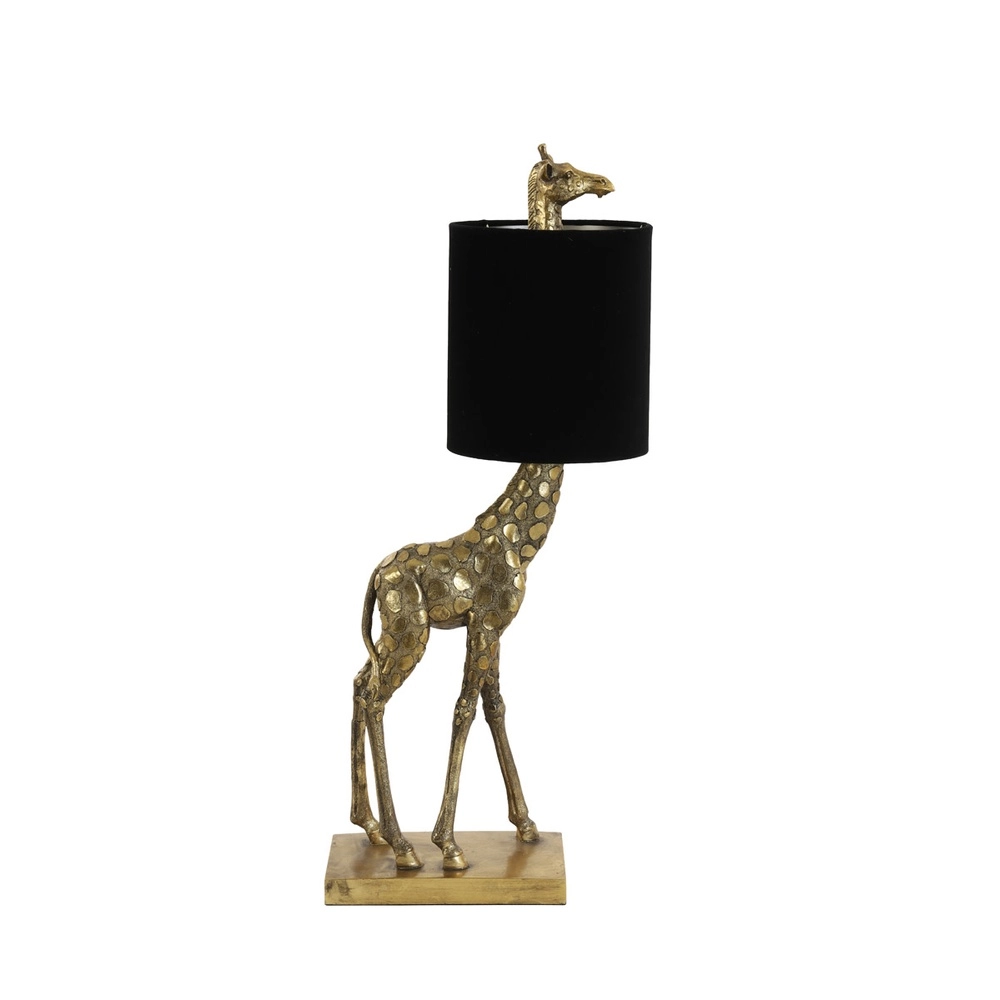 Schemerlamp Giraffe 61cm brons met zwart Light & Living 8717807609412