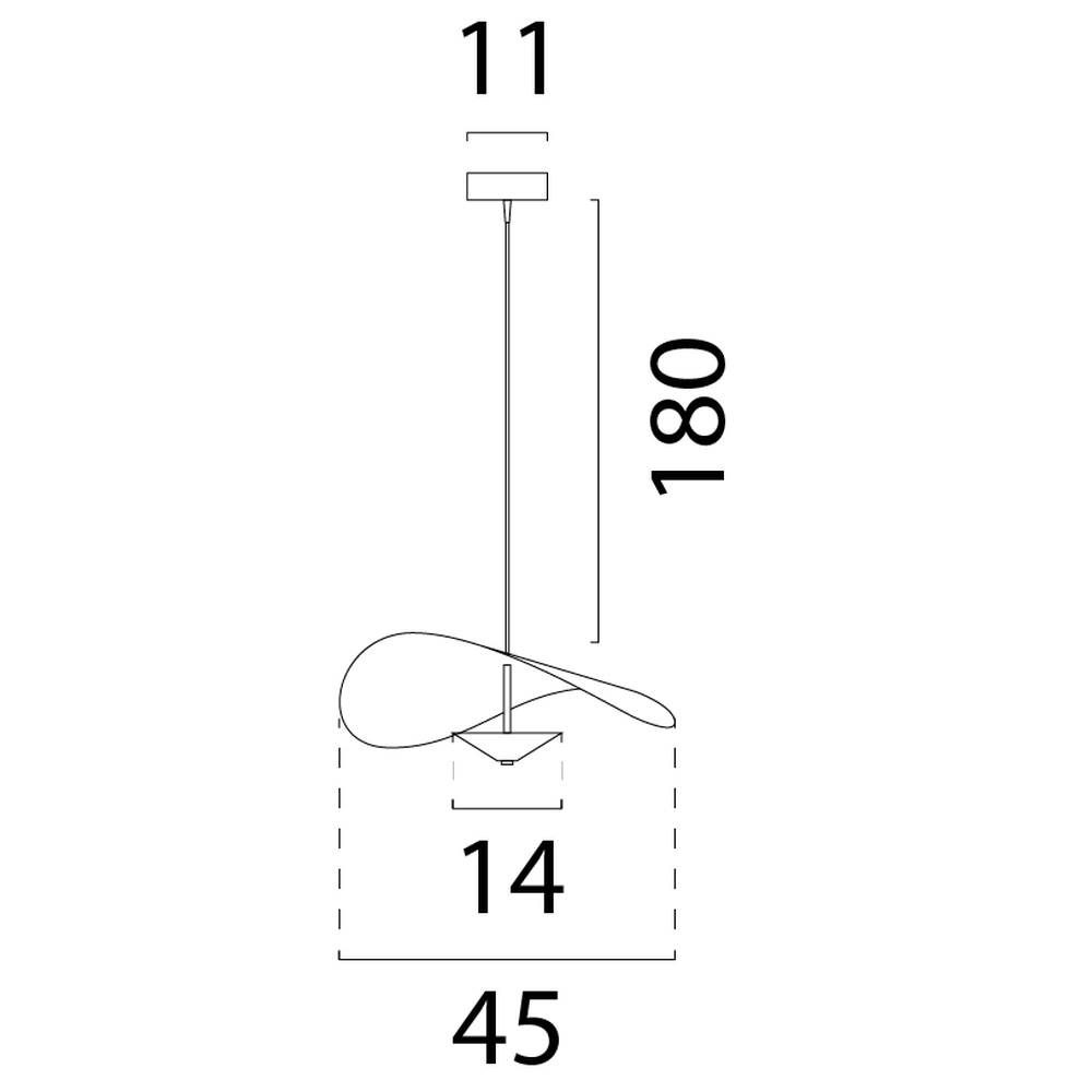 Deense stijl hanglamp Lente Ø 45cm - zand Masterlight 8718121392158