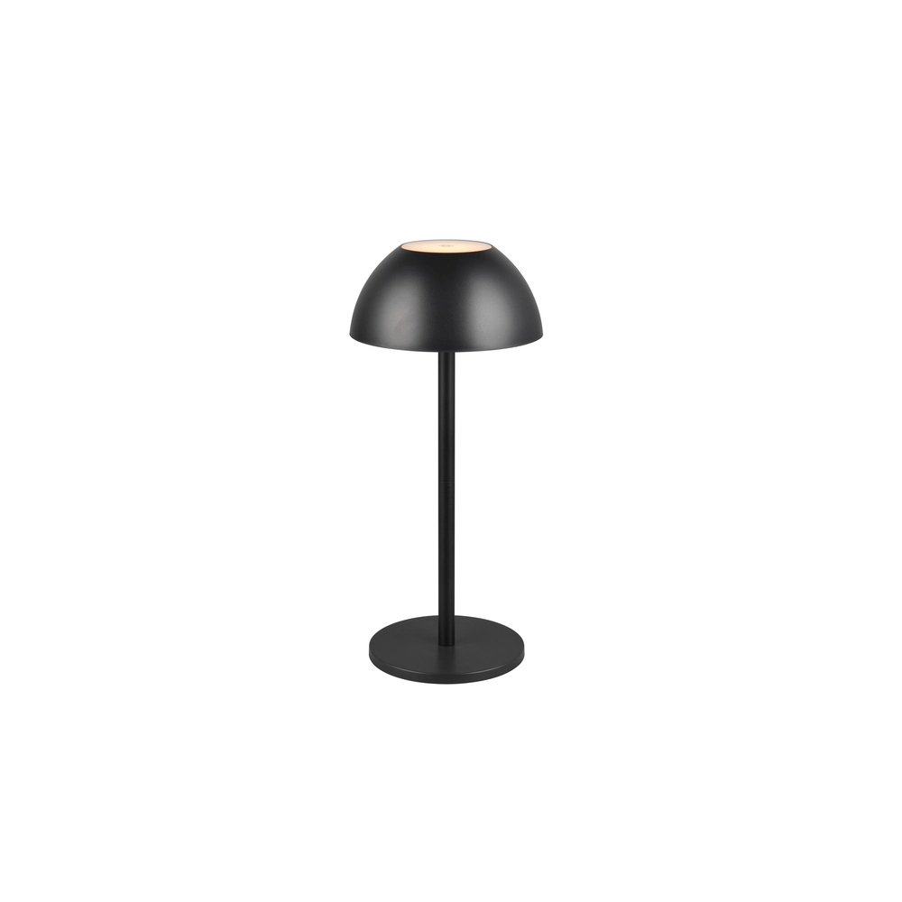 Tafellampje Ricardo zwart Ø 13,5cm