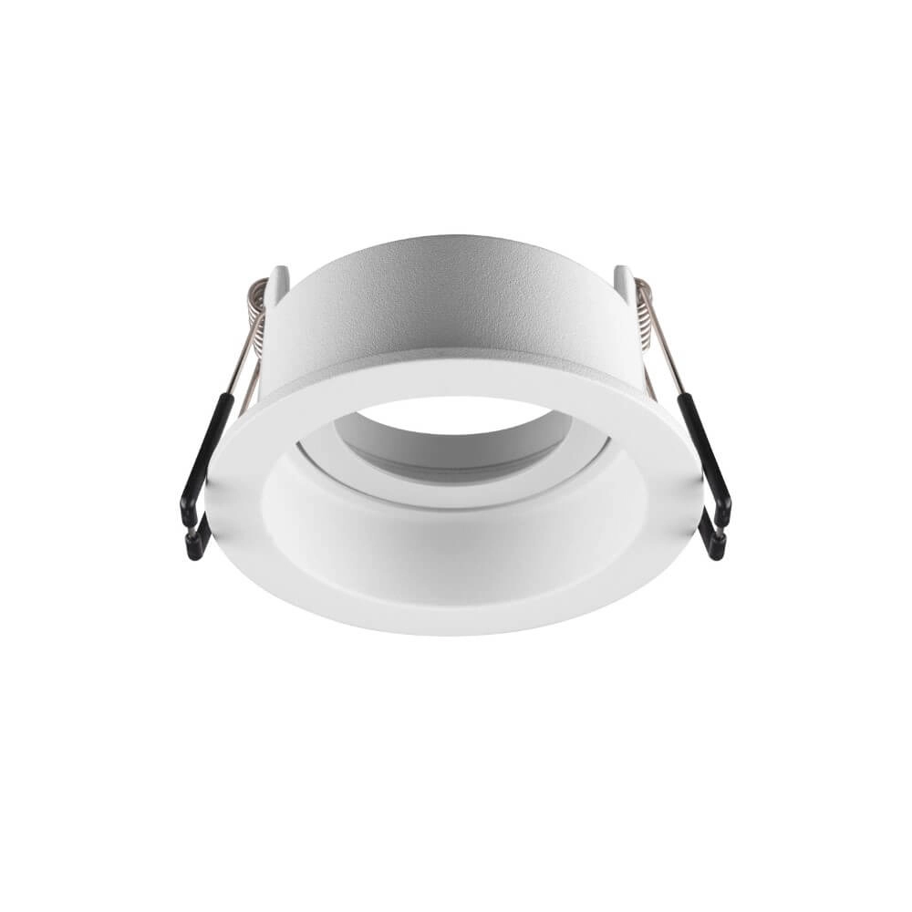 Inbouwring New Tria 68 rond wit - verdiept - zonder fitting