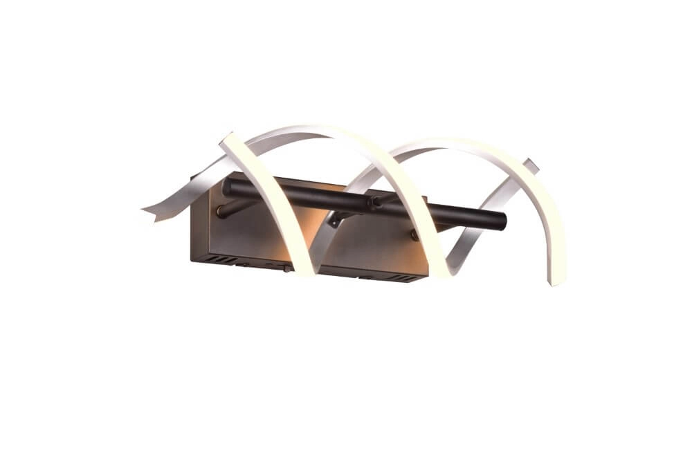 Design wandlamp Sequence geborsteld metaal Trio 4017807541793