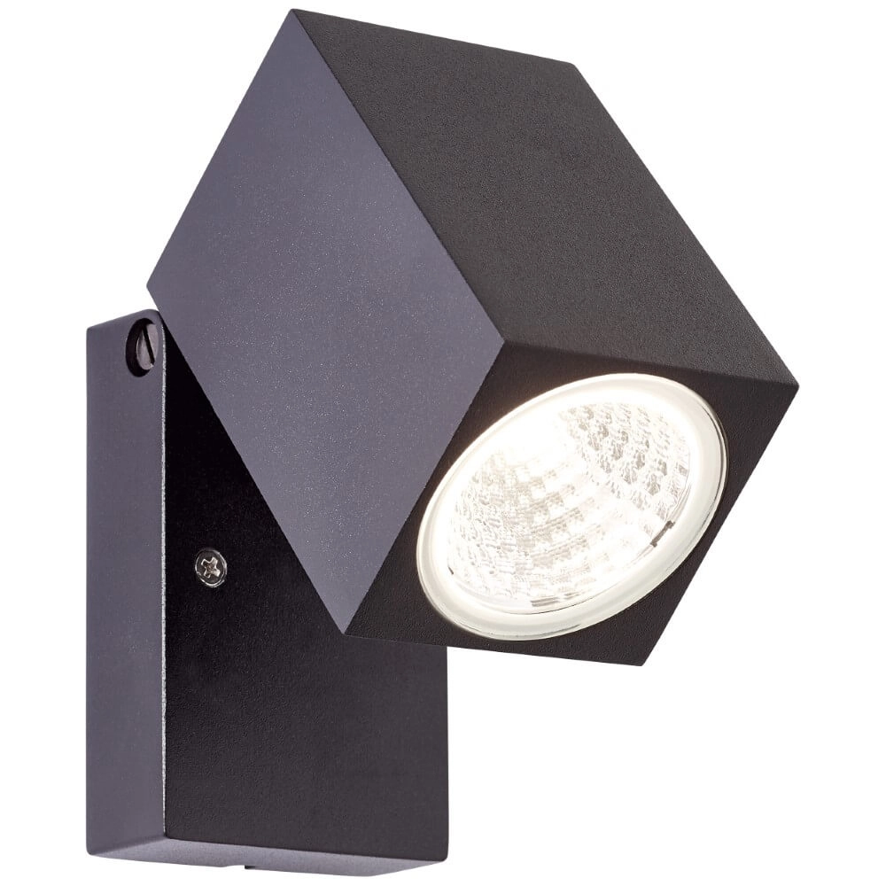 Zwarte opbouwspot Burk design