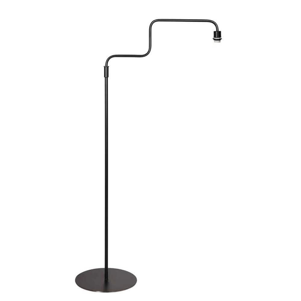 Vloerlamp Bloeba zwart met bamboe Steinhauer 8712746176919