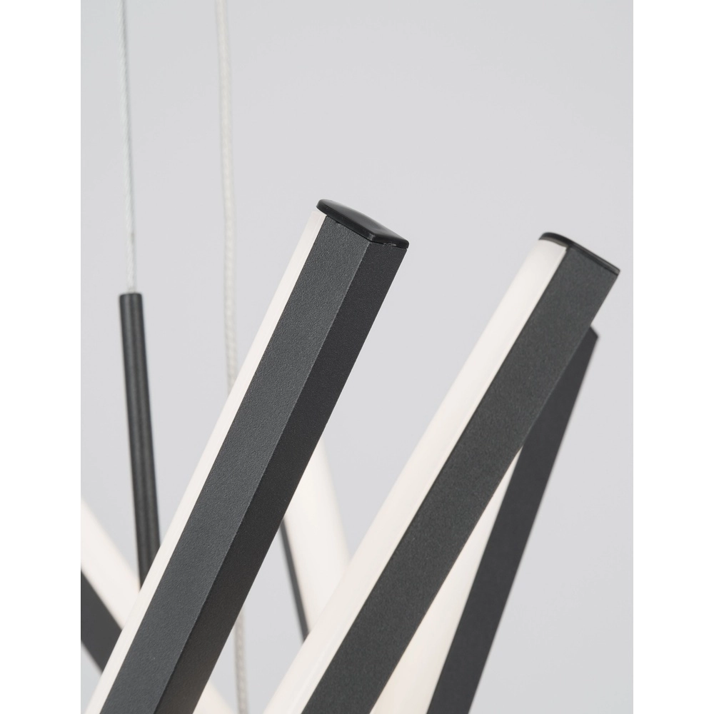 Design hanglamp Narvi M zwart Ø 80cm Lyora 5212017424198