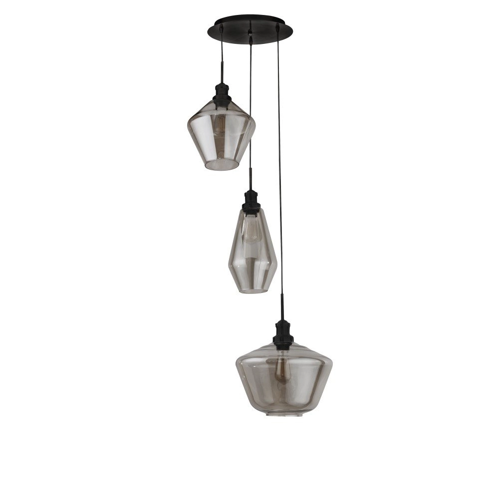 Vide hanglamp Mia 3-lichts Searchlight 5053423158686