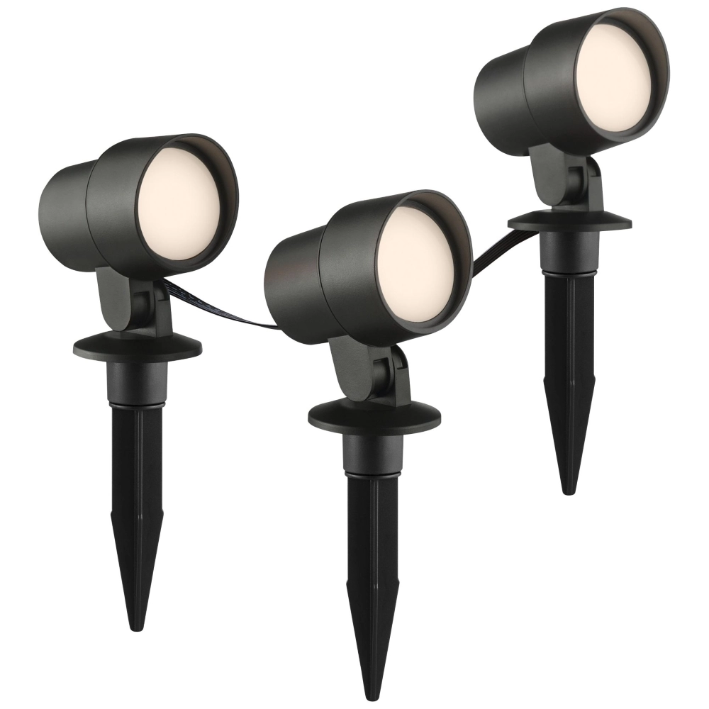 Smart prikspot set Kamara RGB - 3 stuks - met 3 meter snoer en stekker Brilliant 4004353453717