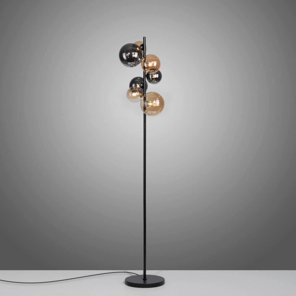 Zwarte vloerlamp Popsicle design Paul Neuhaus 4012248375532