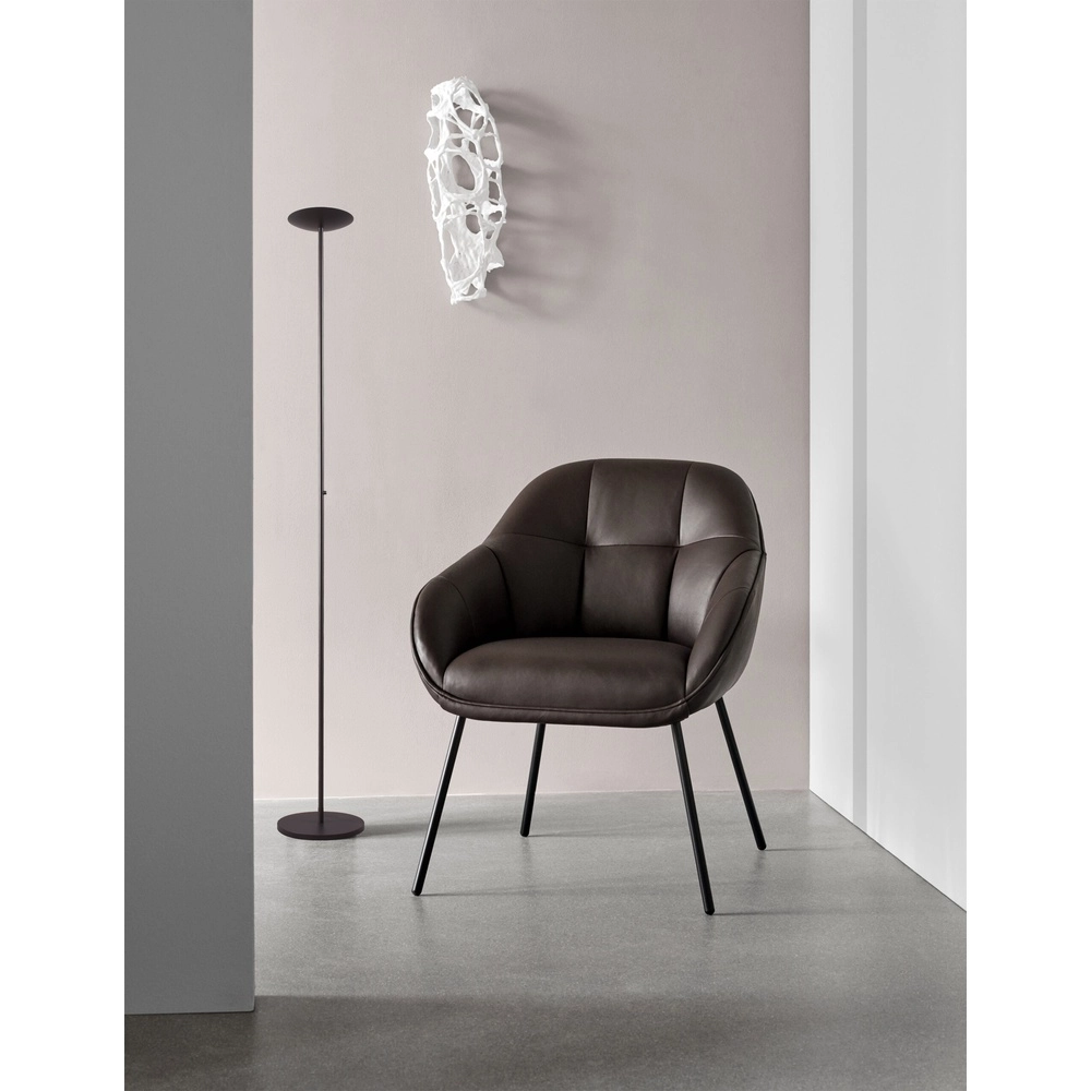 Design vloerlamp Scala zwart Ø 20cm Masterlight 8718121296746