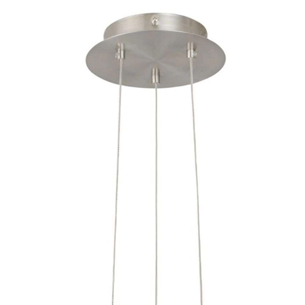 Hanglamp Optica 28cm nikkel met wit Eglo 9002759868130