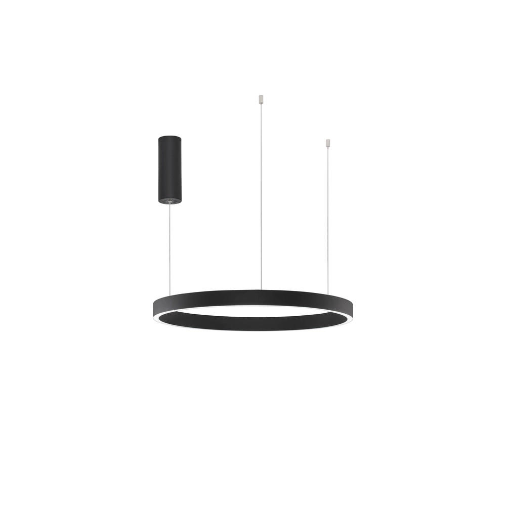 Zwarte hanglamp Elowen design Ø 60cm