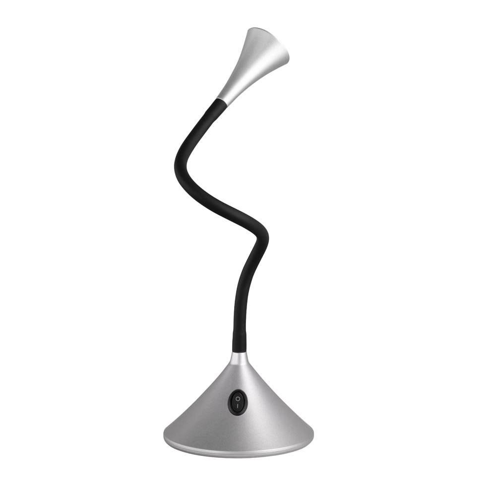 LED tafellamp Viper zilvergrijs