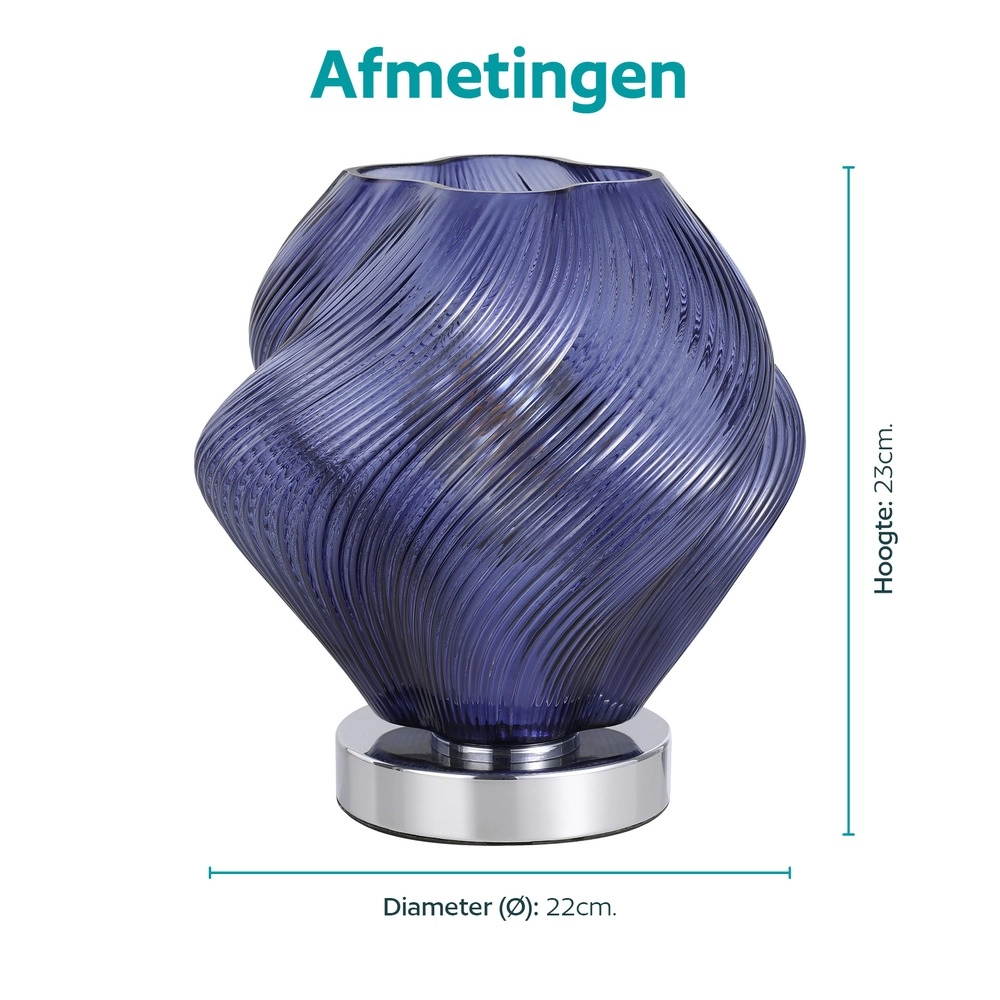 Tafellamp design Vicenne blauw Eglo 9008606405251