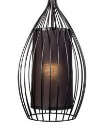 Handlamp met stof Abi Ø 22cm Lyora 5903139886499
