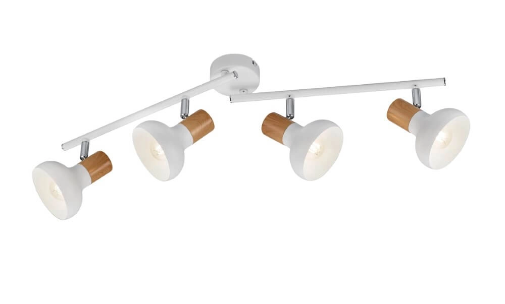 Plafondlamp Latika 4-lichts wit