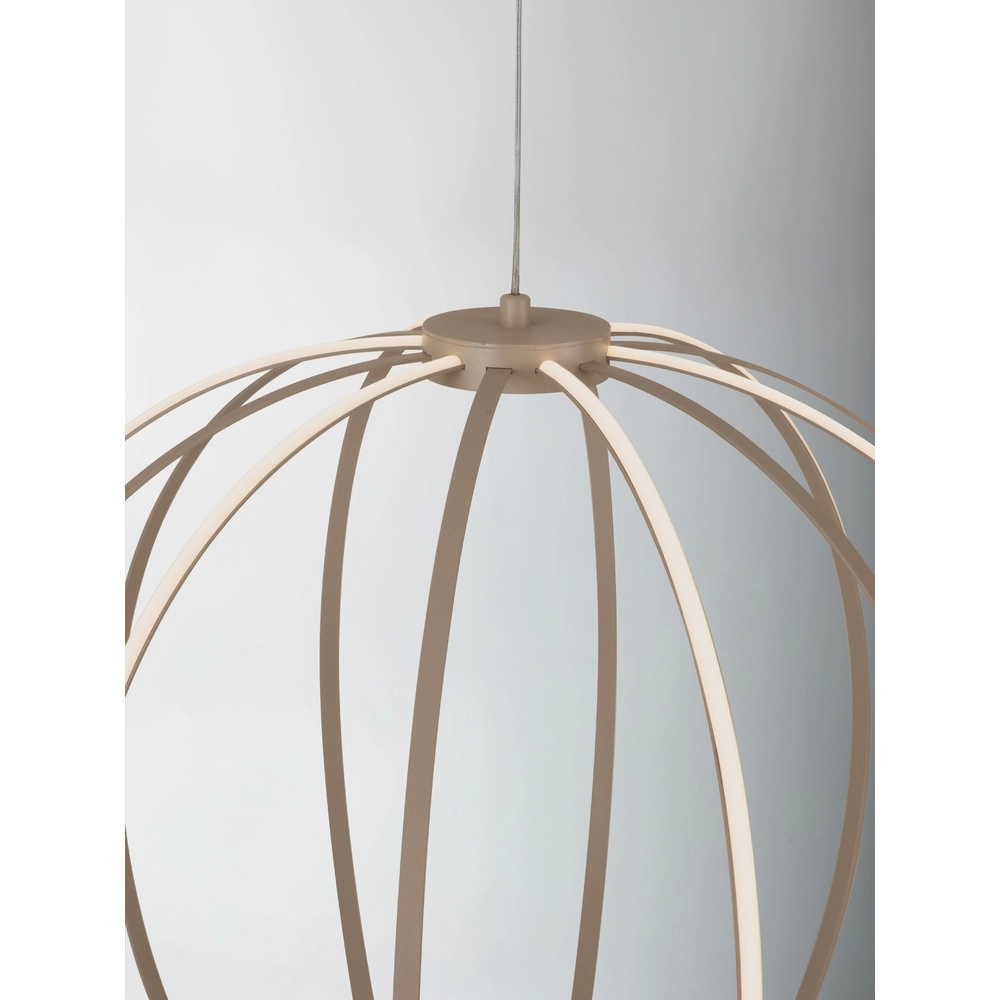 Hanglamp Brea beige Ø 50cm Lyora 5212017494375