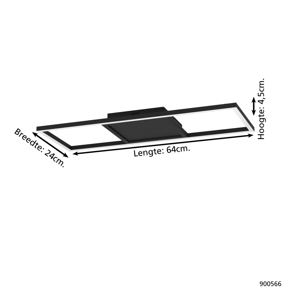 Led plafondlamp Calagrano-Z Zigbee - 64cm Eglo 9008606244683