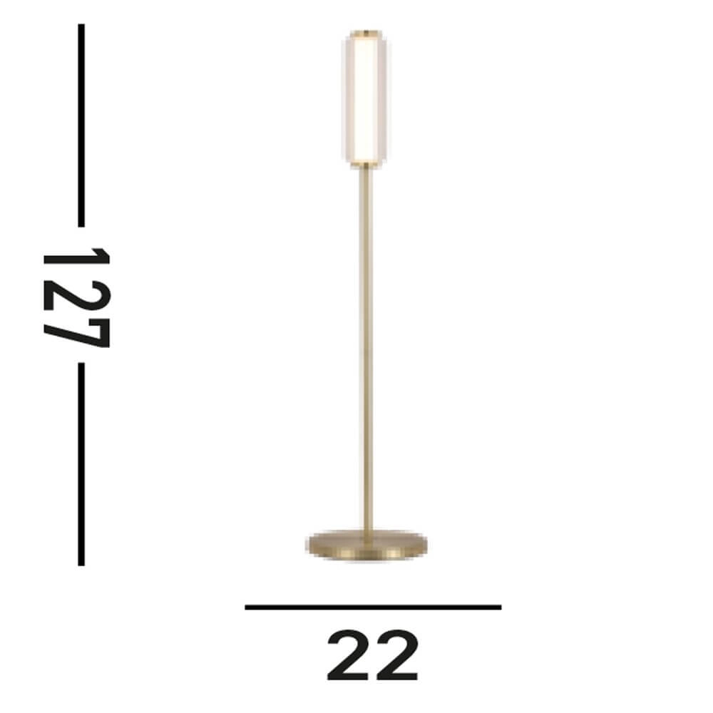 Moderne vloerlamp Mod messing Searchlight 5053423273143