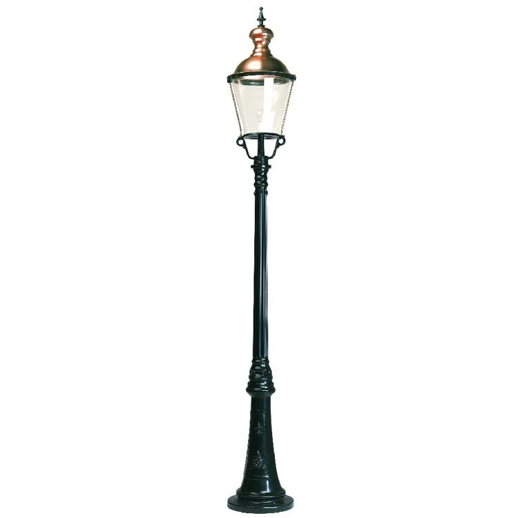 Nostalgische tuinlamp Cleveland zwart
