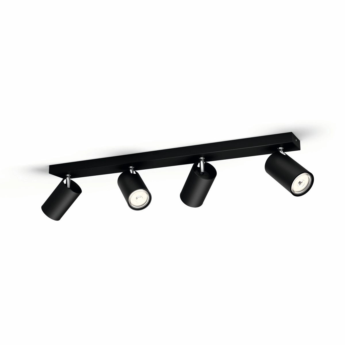 lamp Kosipo 4-lichts zwart