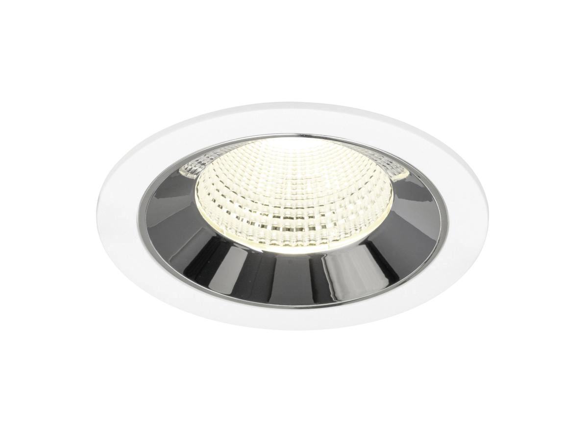Inbouwspot Numinos L wit/chroom 4000K - 55gr