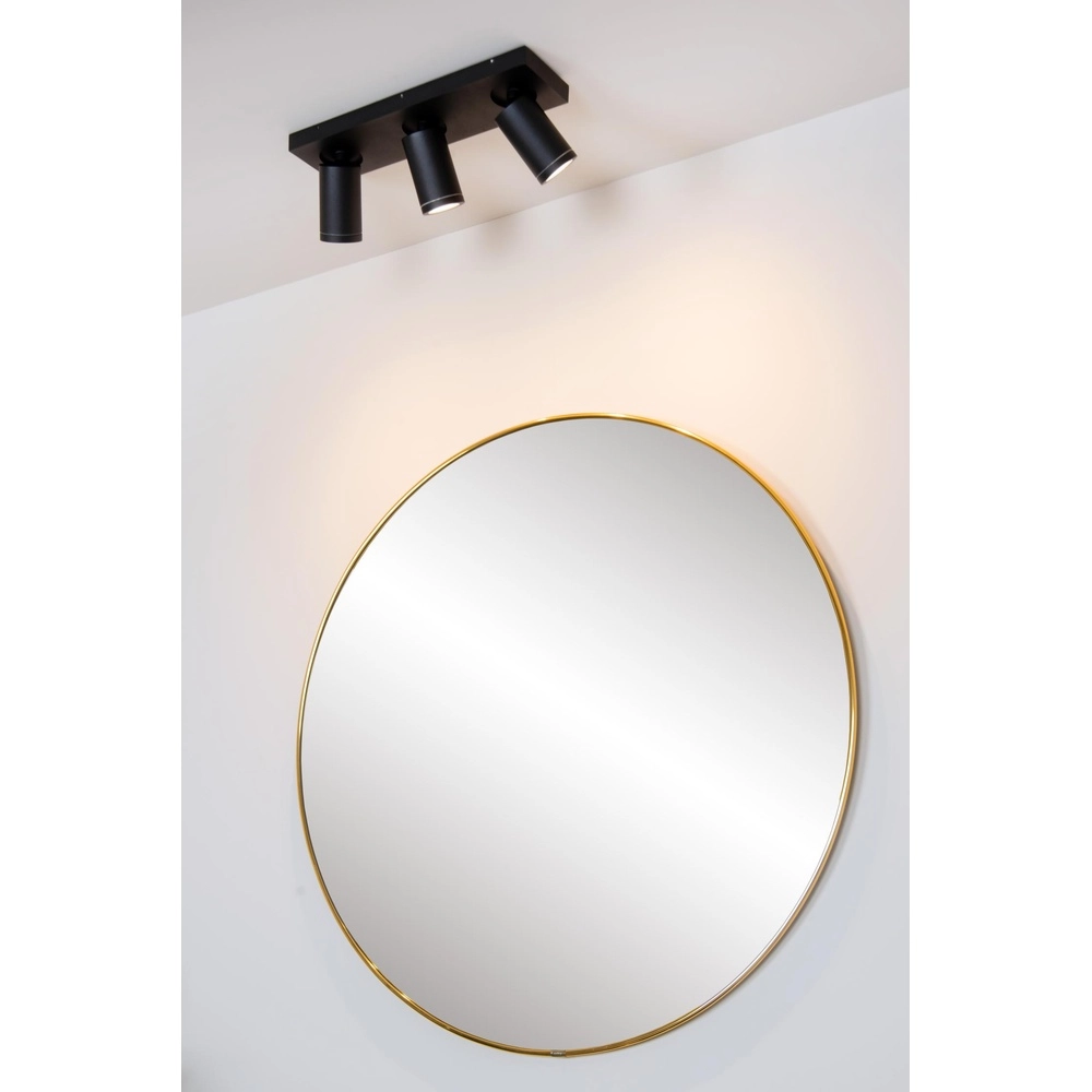 Plafondspot Taylor IP44 3-lichts zwart Lucide 5411212092656