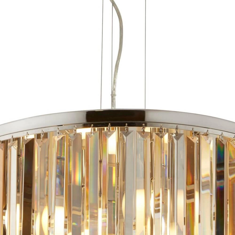 Kristallen hanglamp Clarissa Ø 60cm Searchlight 5053423136936