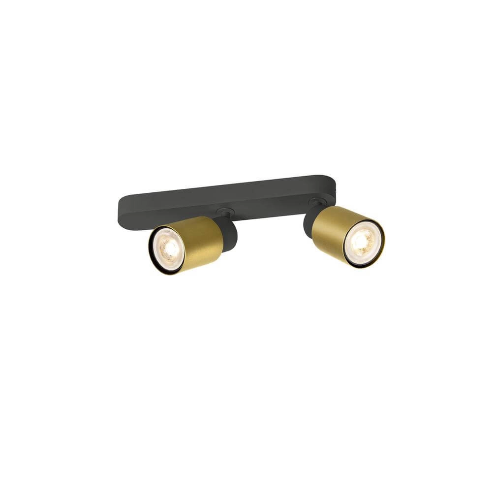 Spot Puri 2.0 Tube zwart-goud dubbel
