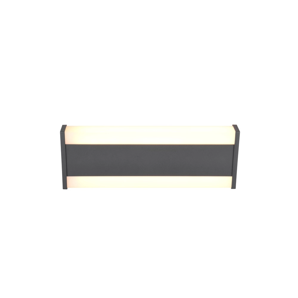 Wandlamp Dawson design antraciet 30cm Trio 4017807603484