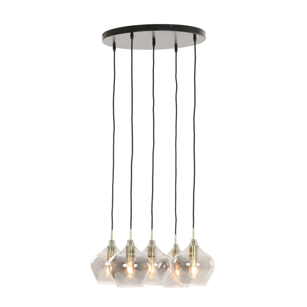 Hanglamp Rakel 5-lichts rond Light & Living 8717807604578
