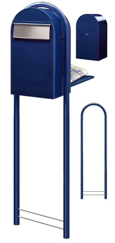 Brievenbus Grande B 5003 i Donkerblauw Bobi 6417237034243