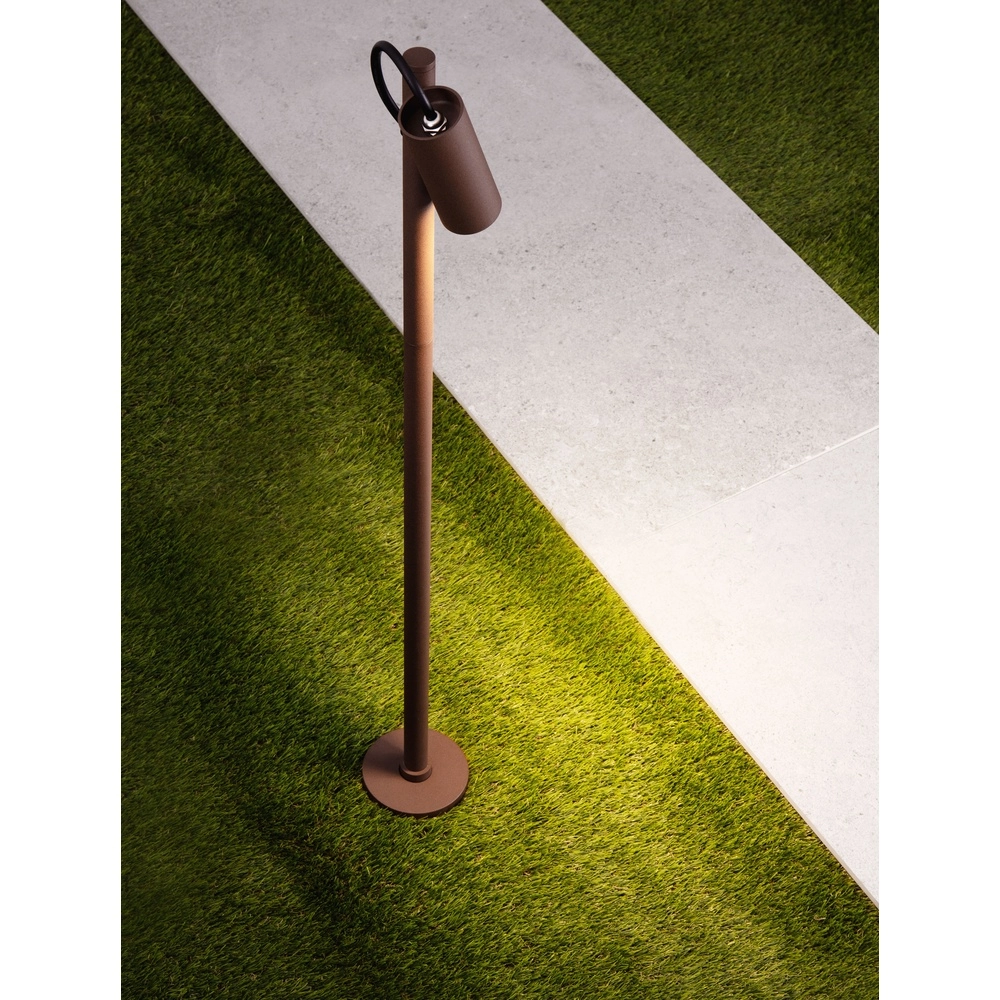 Tuinlamp Darma roestbruin enkel