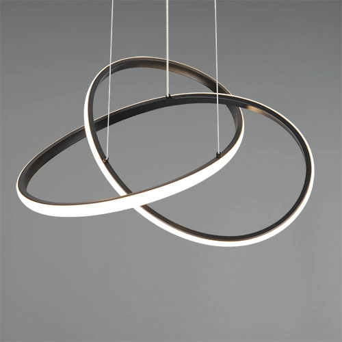 Design hanglamp Mansa zwart Trio 4017807682144