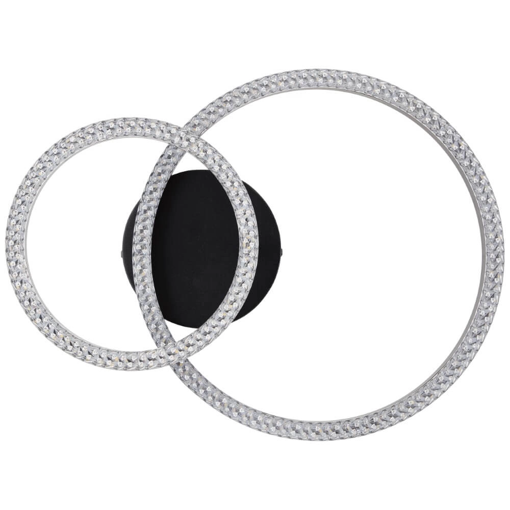 Zwarte plafondlamp Aurelia 2500lm Brilliant 4004353442124