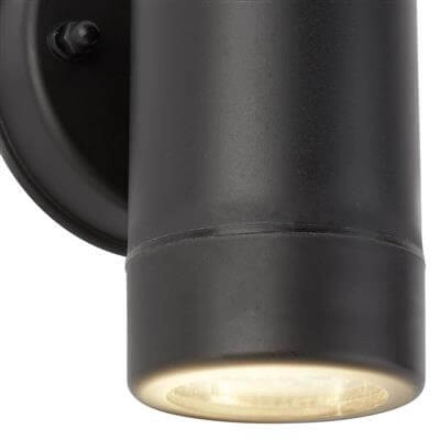Kunststof wandspot Coastal Downlight zwart Searchlight 5053423092621