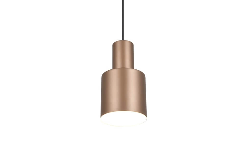 Roodkoperen pendel Agudo Ø 12cm Trio 4017807613797