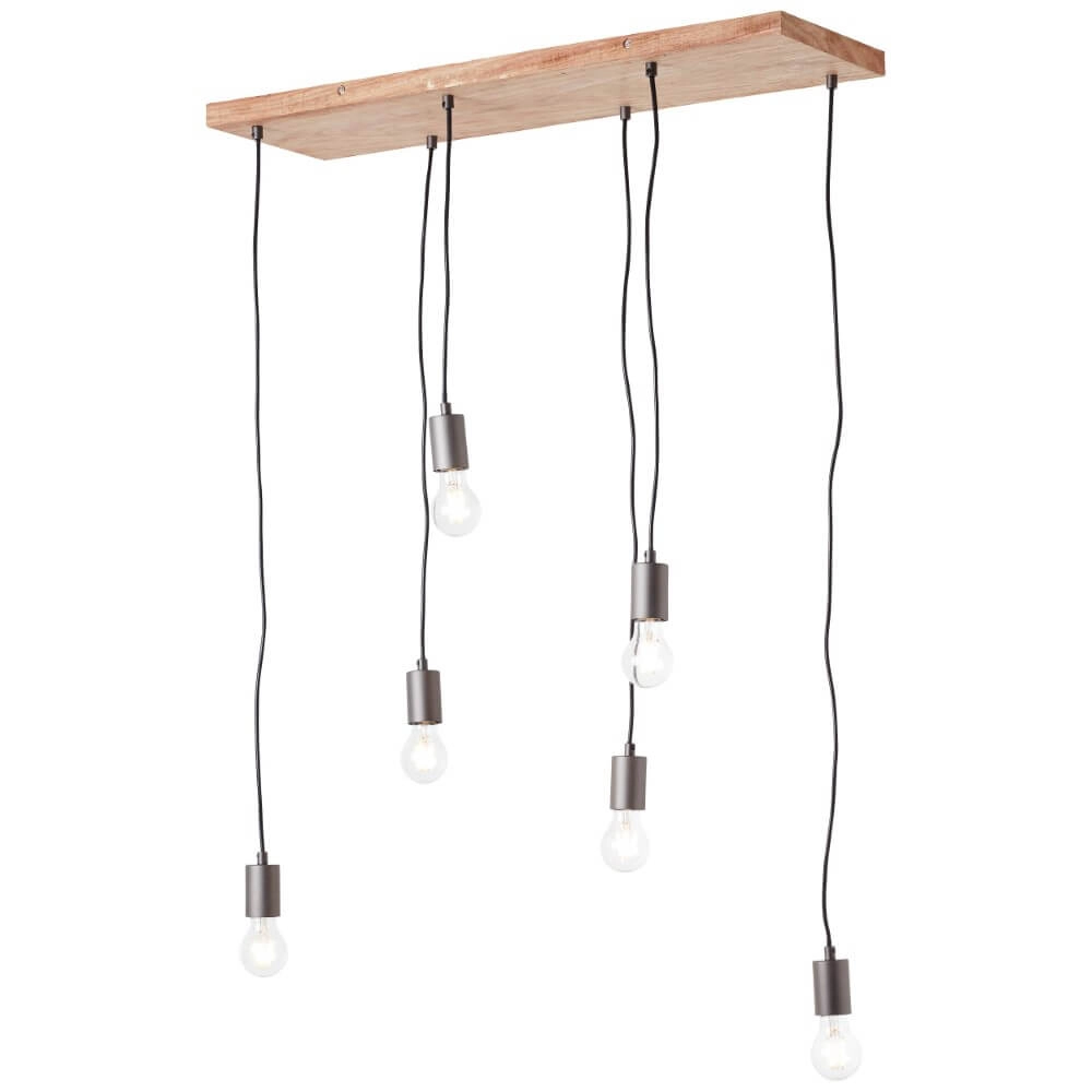 6-lichts hanglamp Rustik Brilliant 4004353396595