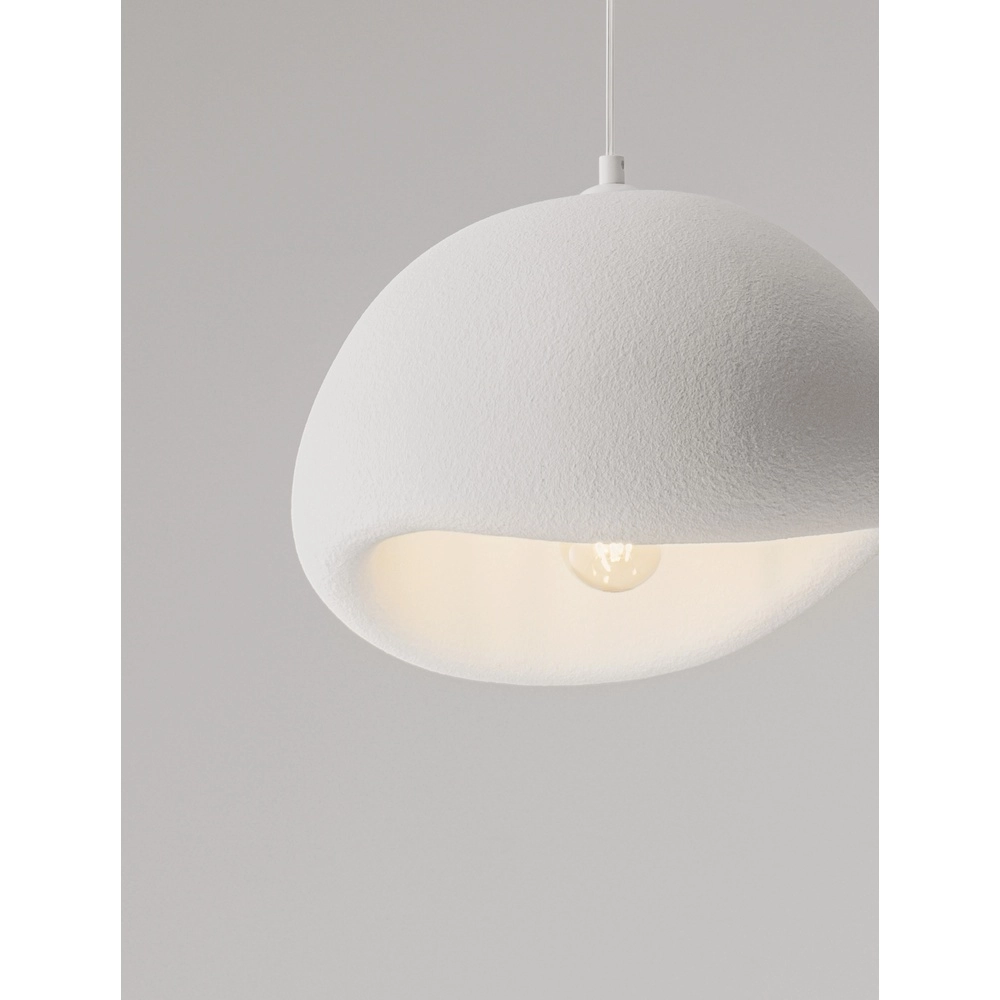 Natuurlijke hanglamp Aere wit 40cm Lyora 5212017460776