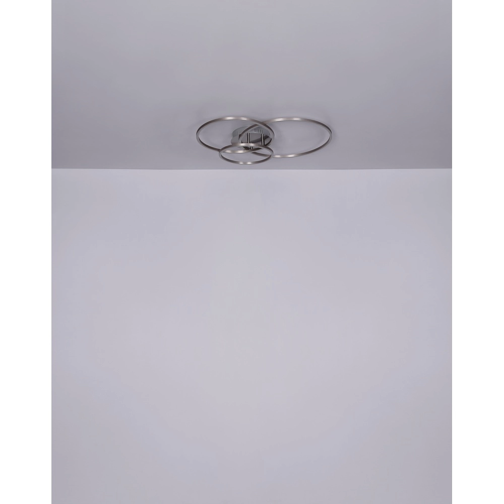 Moderne plafondlamp Munni nikkel Globo 9007371395842