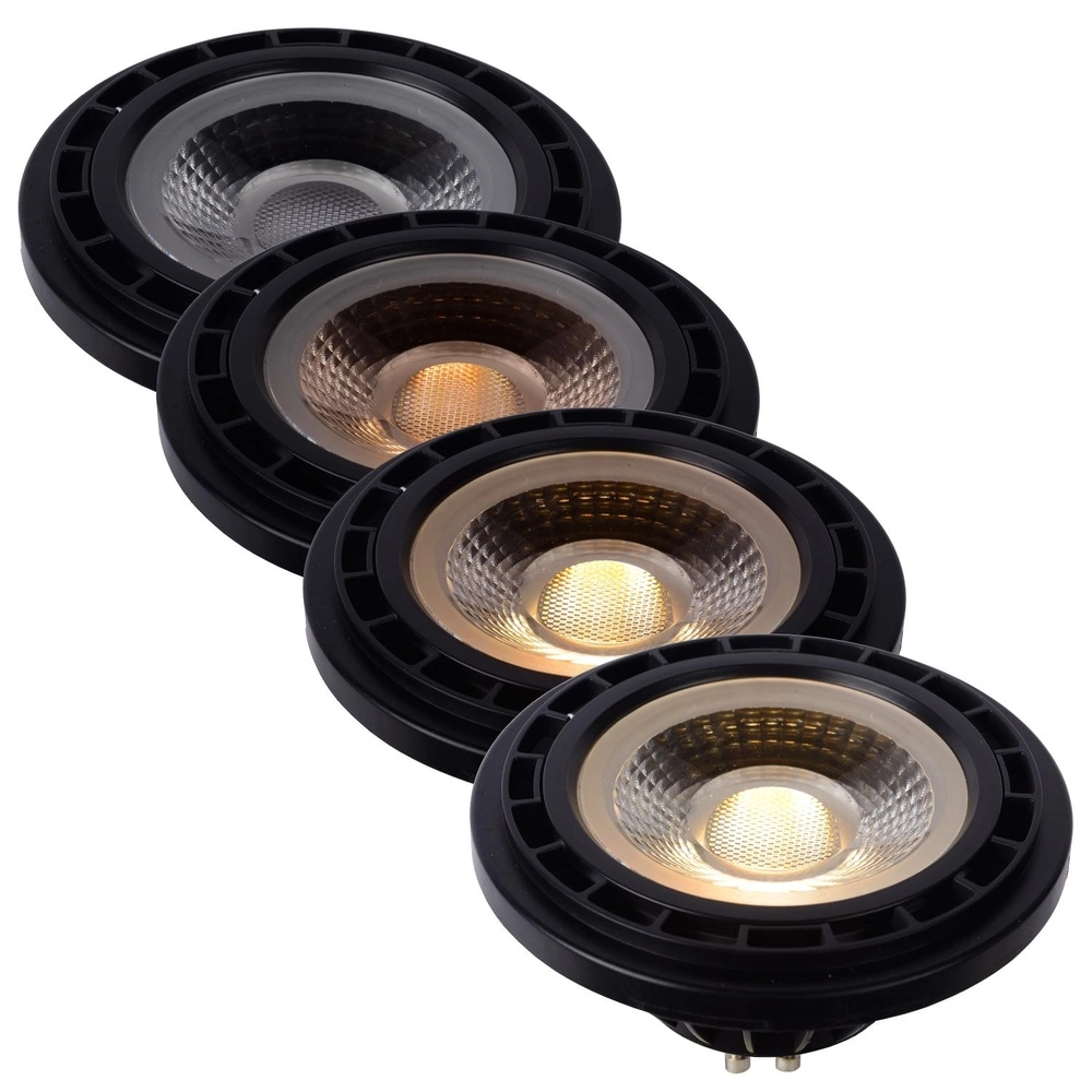 12W Led ES111 - 2200-3000K zwart DTW Lucide 5411212491299