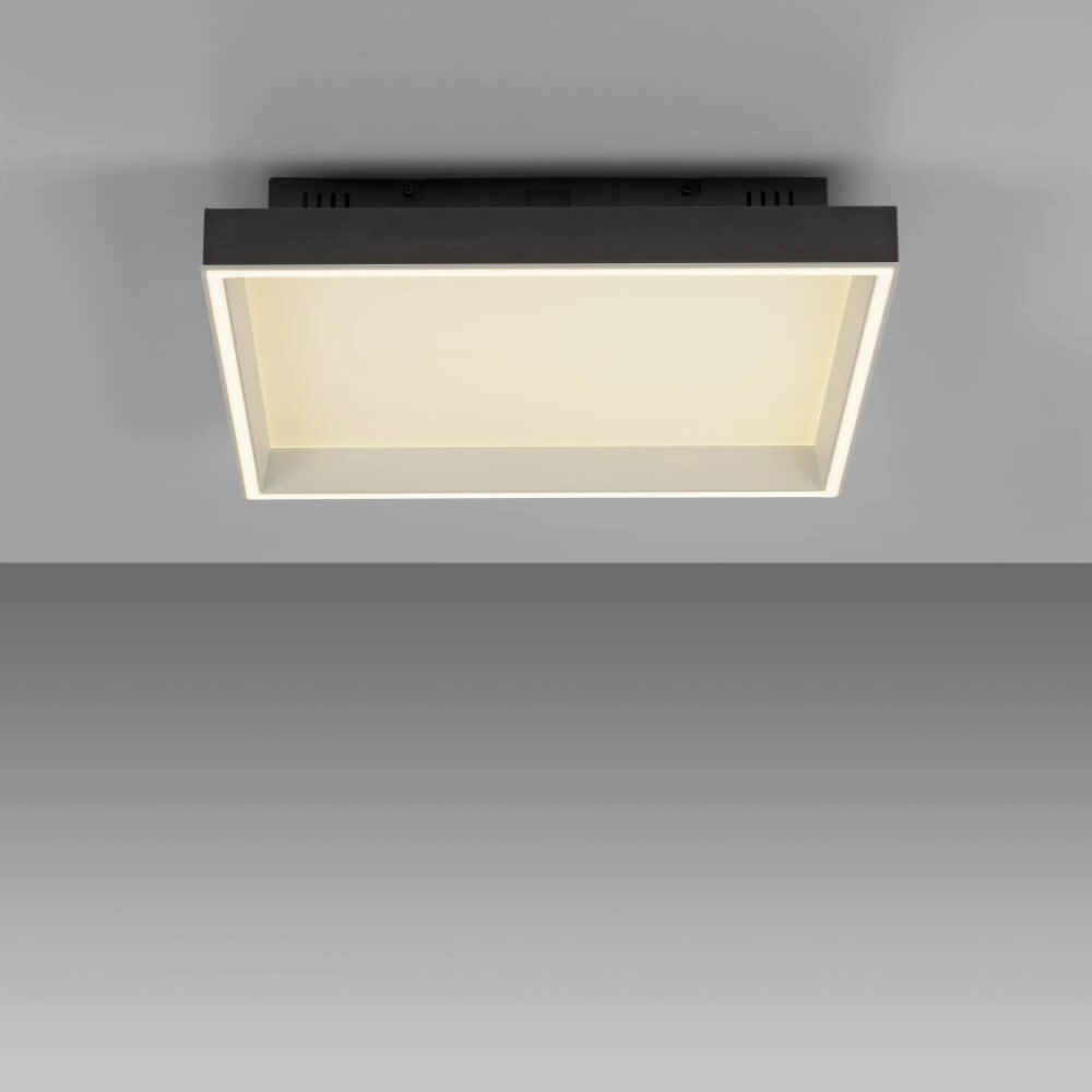 Zwarte plafondlamp Q-Magong vierkant Paul Neuhaus 4012248384602
