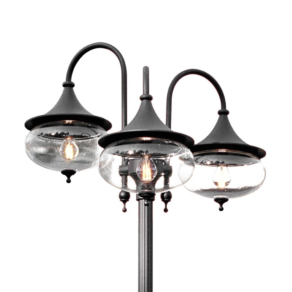 Lantaarnlamp Libra 3-lichts zwart KonstSmide 7318306217507