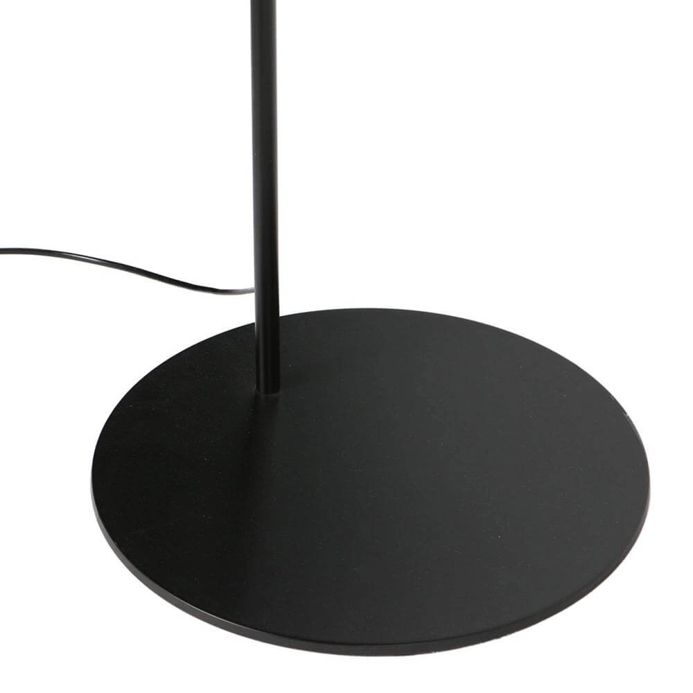 Vloerlamp Curve zwart met grijze kap Ø 50cm Steinhauer 8712746179446