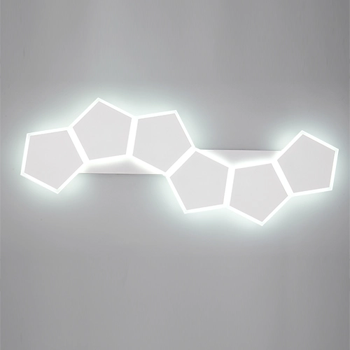 Unieke plafondlamp Zaya M wit Trio 4017807682991