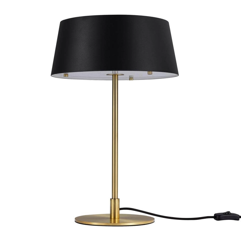 Strakke tafellamp Clasi zwart Ø 29cm Nordlux 5704924015946