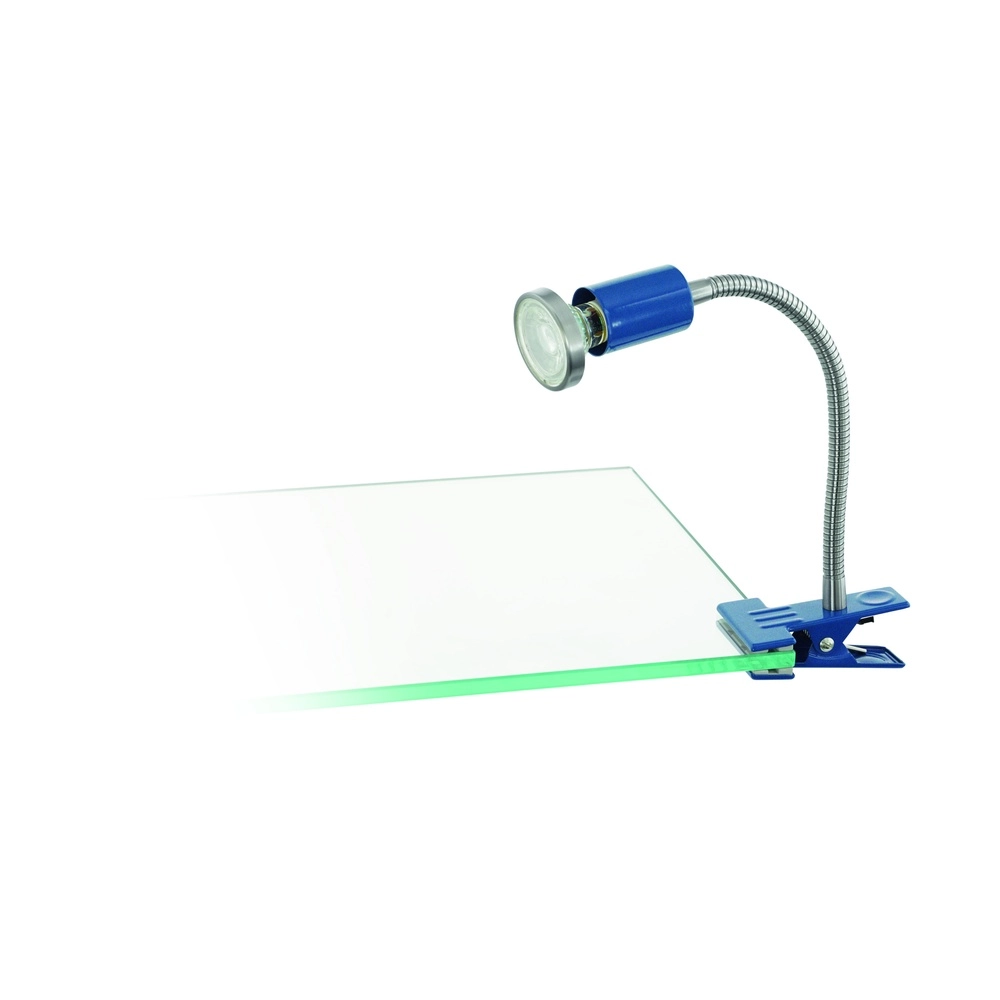 Klemlampje Litos blauw