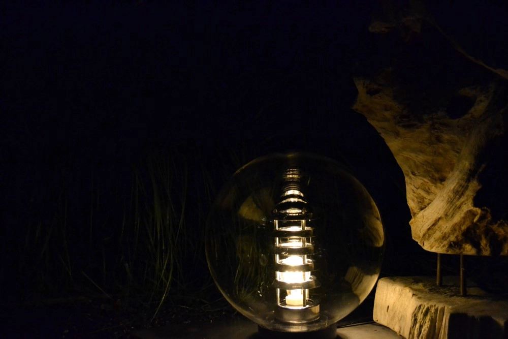 Bol lamp Bolano 20cm. basis clear Lyora 8716803509191