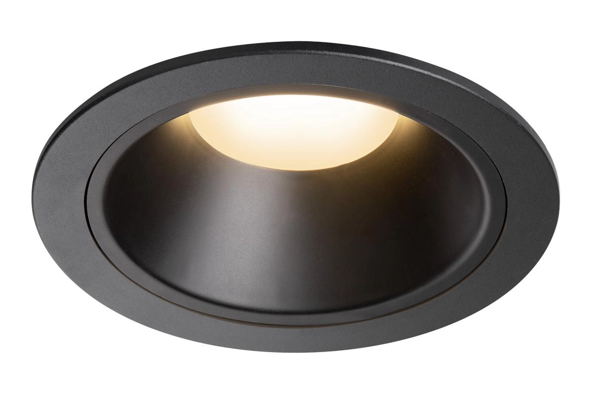 Inbouwspot Numinos XL zwart 2700K - 55gr