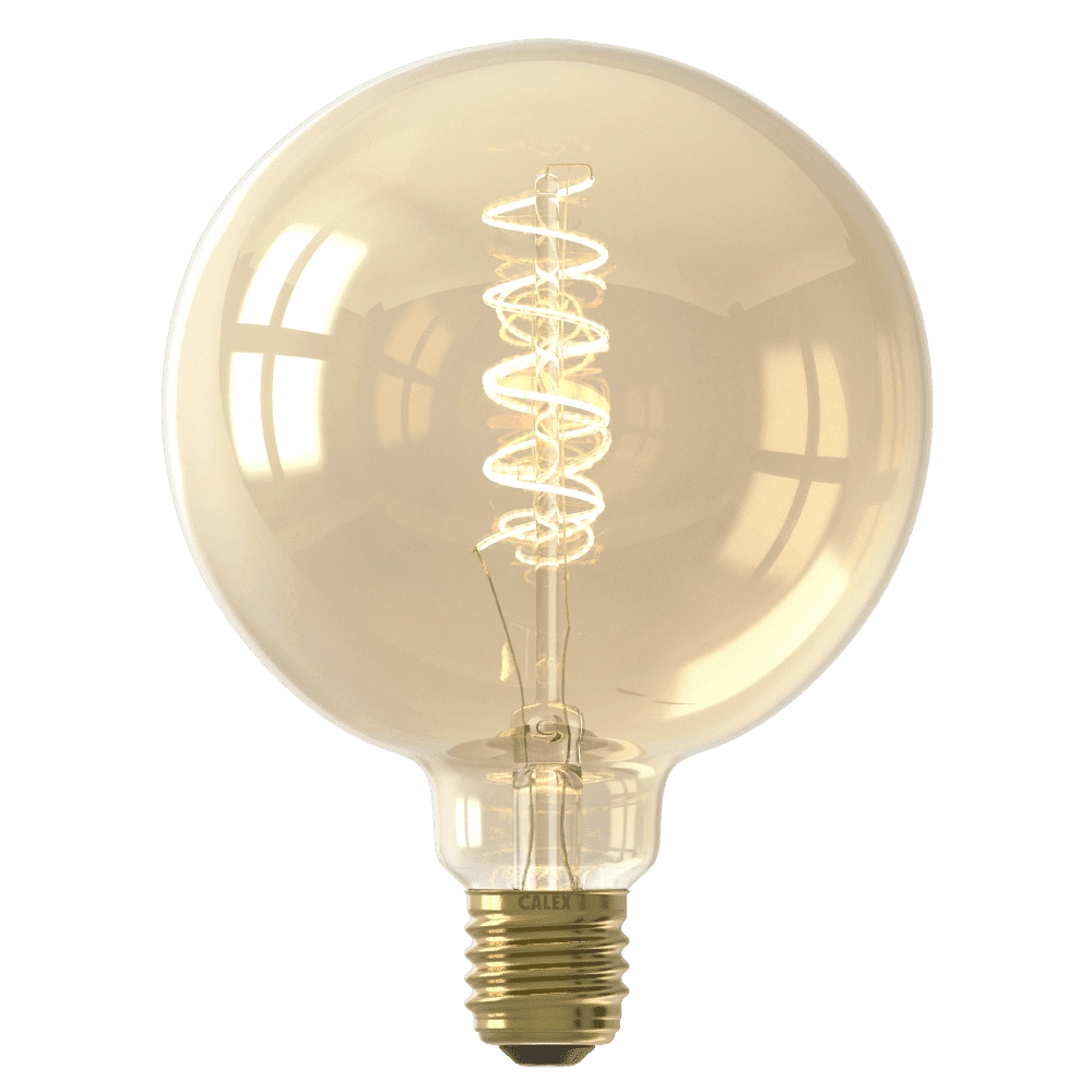 Lichtbron 3,8W - E27 - G125 - Led - Filament Gold Ø 12,5cm