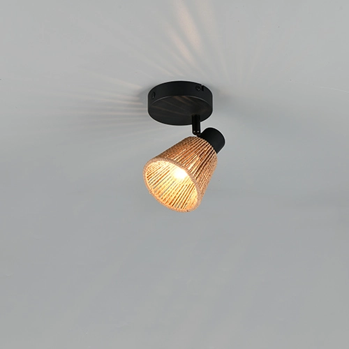 Plafondlamp Natrel enkel bruin
